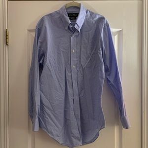 Ralph Lauren mens blue&white checkered button down